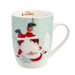 Barrel mug NBC 340 ml dec. Merry Christmas