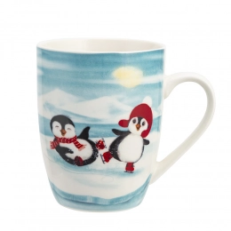 Barrel mug NBC 340 ml dec. Penguins