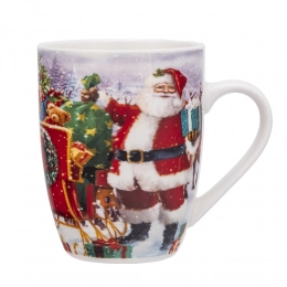 Barrel mug NBC 340 ml dec. Santa Claus B