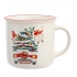 Straight mug with rolled rim NBC 390 ml dec. Christmas car Straight mug with rolled rim NBC 390 ml dec. Christmas car
