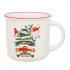 Straight mug with rolled rim NBC 390 ml dec. Christmas car Straight mug with rolled rim NBC 390 ml dec. Christmas car