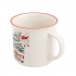 Straight mug with rolled rim NBC 390 ml dec. Christmas car Straight mug with rolled rim NBC 390 ml dec. Christmas car