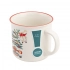 Straight mug with rolled rim NBC 390 ml dec. Christmas car Straight mug with rolled rim NBC 390 ml dec. Christmas car