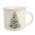 Straight mug with rolled rim NBC 390 ml dec. Christmas tree Straight mug with rolled rim NBC 390 ml dec. Christmas tree