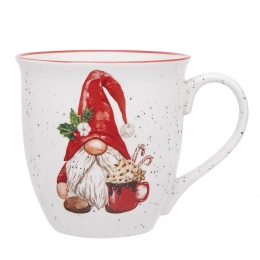 Big barrel mug with  rolled rim NBC 630 ml dec. Dwarf