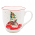 Big barrel mug with rolled rim NBC 630 ml dec. Red Christmas car Big barrel mug with rolled rim NBC 630 ml dec. Red Christmas car