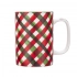 Classical Christmas straight mug NBC 380 ml dec. Checkered Classical Christmas straight mug NBC 380 ml dec. Checkered