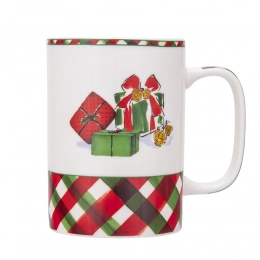 Classical Christmas straight mug NBC 380 ml dec. Christmas gifts