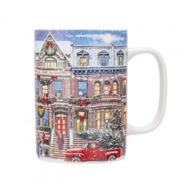 Straight mug NBC 380 ml christmas land dec. A