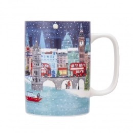 Straight mug NBC 380 ml christmas land dec. D