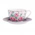 Charlotta cup 200 ml and saucer 15 cm NBC in PVC sleeve Charlotta cup 200 ml and saucer 15 cm NBC in PVC sleeve