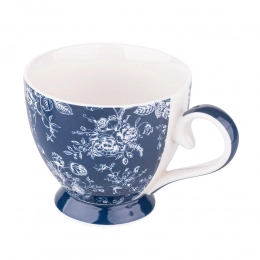 Elisabeth jumbo cup on foot NBC 350 ml navy blue