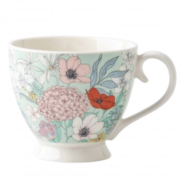 Folk Flowers jumbo cup on foot NBC 350 ml dec. II BZ