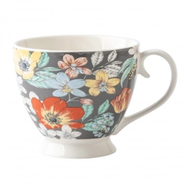Folk Flowers jumbo cup on foot NBC 350 ml dec. III BZ