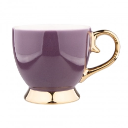 Aurora Gold jumbo cup on foot NBC 400 ml violet