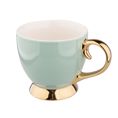 
                                                Aurora Gold jumbo cup on foot NBC 400 ml light green
                                                