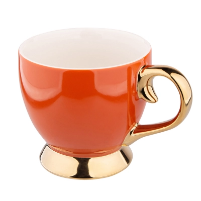 
                                                Aurora Gold jumbo cup on foot NBC 400 ml terracotta
                                                