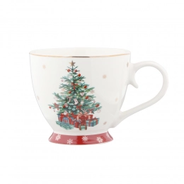Christmas Tree jumbo cup on foot NBC 350 ml
