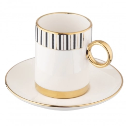 Palazzo cup and saucer NBC 180 ml dec. II in sleeve