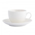 Bella cup 270 ml and saucer 15 cm in sleeve cream porcelain Bella cup 270 ml and saucer 15 cm in sleeve cream porcelain