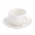 Bella cup 270 ml and saucer 15 cm in sleeve cream porcelain Bella cup 270 ml and saucer 15 cm in sleeve cream porcelain