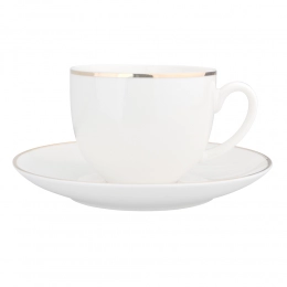Bella gold line cup 200ml/saucer 15cm NBC in sleeve