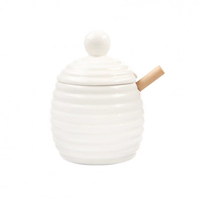 
                                            Обычный медовый горшок с крышкой 9X11,5 см в цветной коробке
                                            