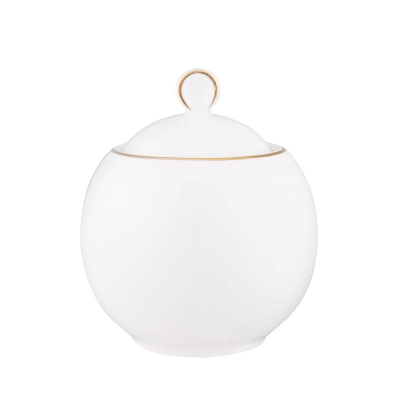 
                                            Сахарница из кремового фарфора Bella Gold Line объемом 350 мл.
                                            