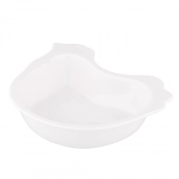 Dish in chicken shape undecorated NBC 17,5X14,5X4 CM