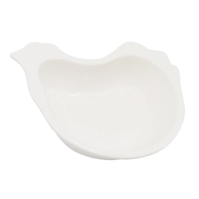 
                                            Dish in chicken shape undecorated NBC 14X11X3 CM
                                            