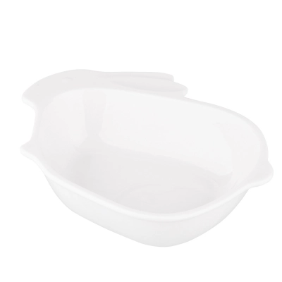 
                                            Dish in rabbit shape undecorated NBC 17,5X14X4 CM
                                            