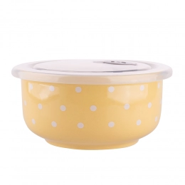 Bowl NBC 550 ml with lid vanilla