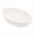 Regular oval casserole dish 38,5x23x7 cm 2,3 L cream porcelain Regular oval casserole dish 38,5x23x7 cm 2,3 L cream porcelain