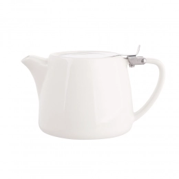 Regular teapot with filter 550 ml cream porcelain in sleeve