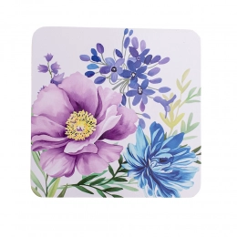 Strelicja coasters 10x10 cm set of 4 in color box