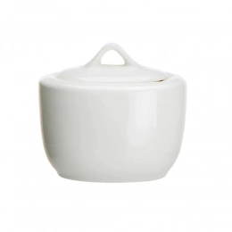Regular sugar bowl 250 ml cream porcelain