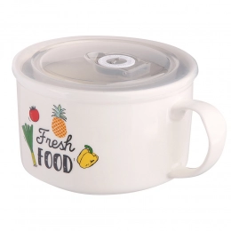Lunch box with handle NBC 800 ml and hermetic lid Fresh Food