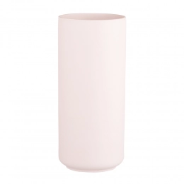 Ceramic vase 11x11x25 cm pink BZ
