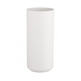 Ceramic vase 11x11x25 cm gray BZ