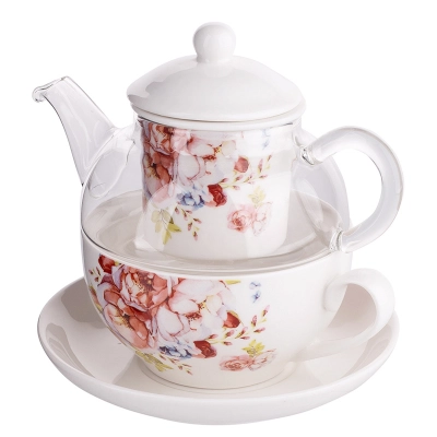 
                                                Scarlett tea for one set color box
                                                