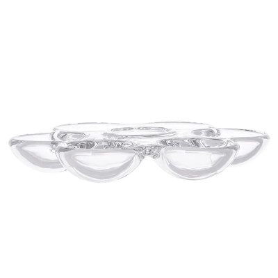 
                                            Glass egg plate 17,5x16x2 cm
                                            
