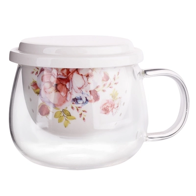 
                                            Scarlett glass mug with porcelain filter and lid 220 ml color box
                                            