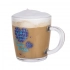 Стеклянный кружка 350 мл с декором Стеклянный кружка 350 мл с декором