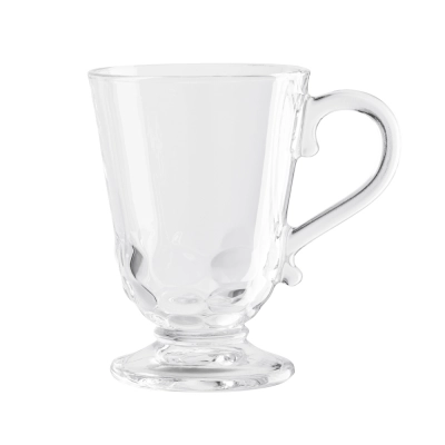 
                                            Siena glass mug on foot 320 ml dec. beads
                                            