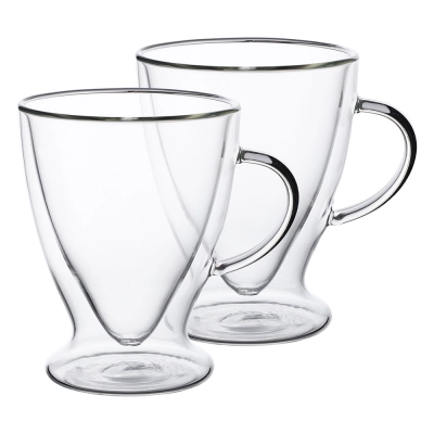
                                            Set of 2 pcs high borosilicate glass 300ml
                                            