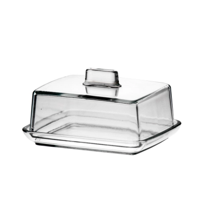 
                                            Glass butter dish 14,5x12x7 cm
                                            