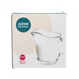 Glass milk jug 200ml 9,2x7,5x9,2 cm