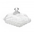 Karo glass butter dish 17x11 cm