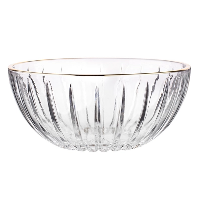 
                                            Venus glass bowl with gold rim 17,5cm
                                            