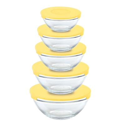 
                                            Set of 5pcs glass bowl
                                            